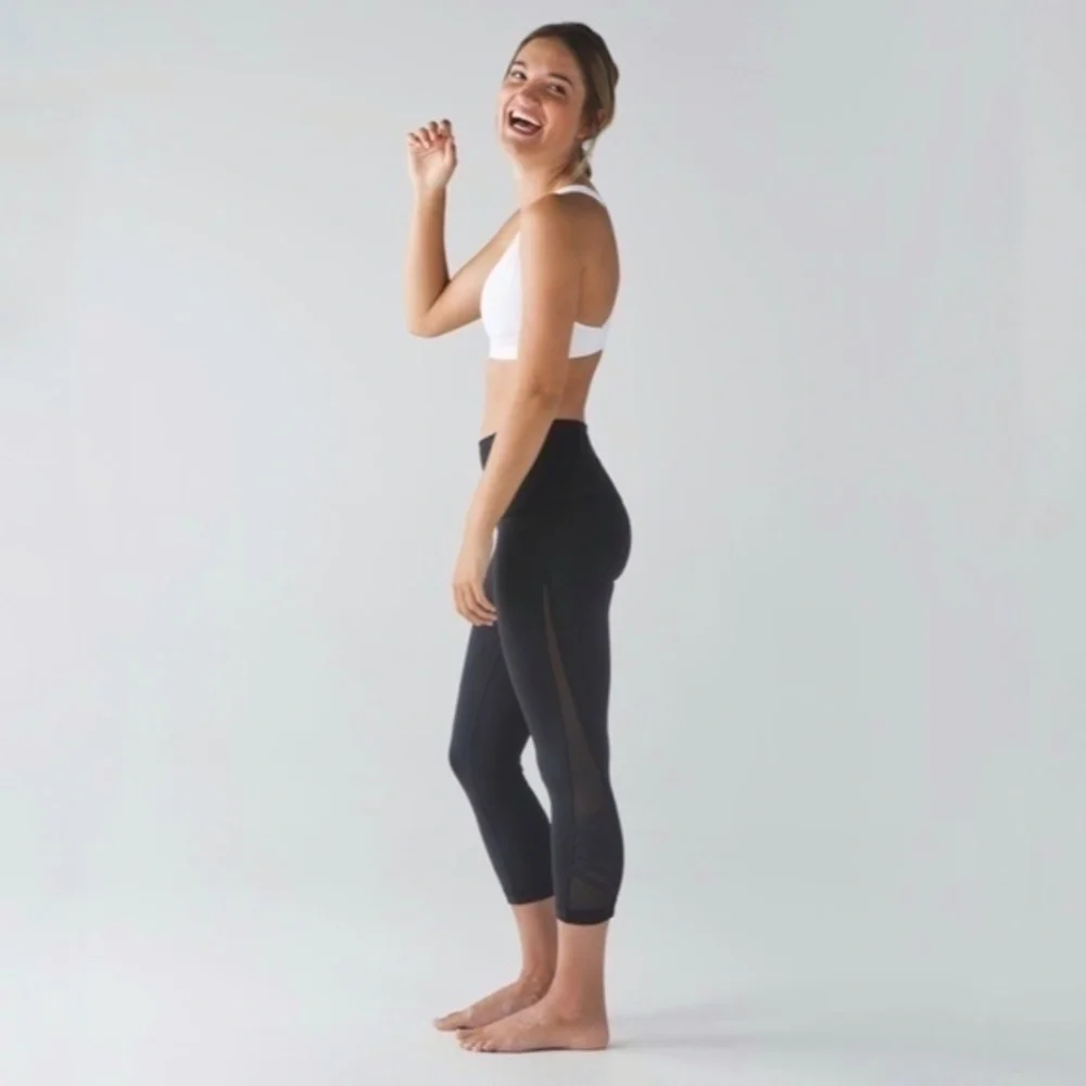 Lululemon Athletica Minimalist Crop Legging in Black Size 8